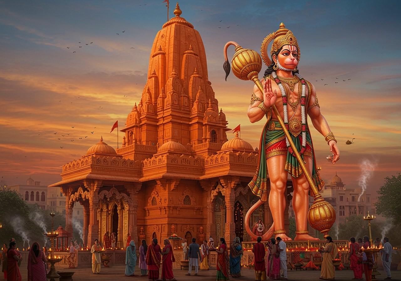 Lord Rama with devotee